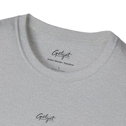 T-Shirt — "Grit" Motivational Graphic Tee (Get Ready: Grind, Elevate, Transform Yourself Always Today)