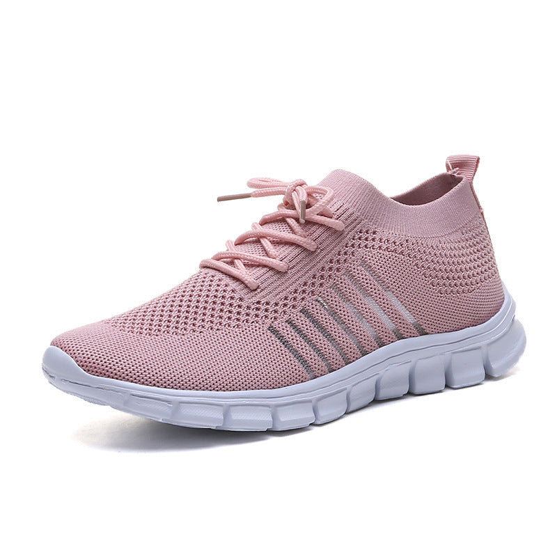 Women’s Flying Woven Mesh Sneakers – Lightweight, Breathable, and Comfortable Walking Shoes