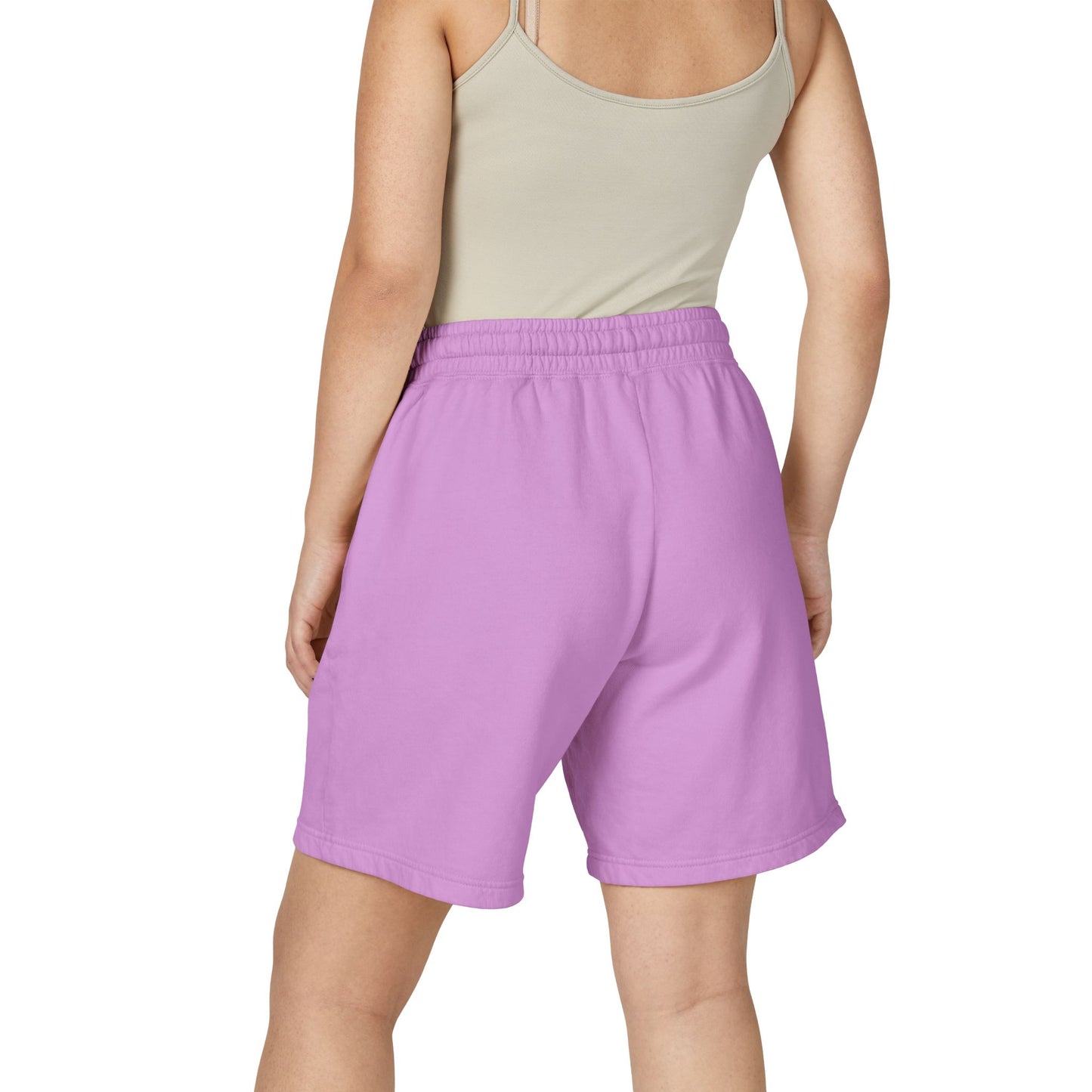 Lightweight Fleece Sweat Shorts — Garment-Dyed Casual Lounge Shorts