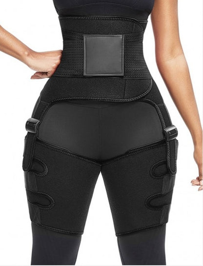 Sports Waist Belt Adjustable One-Piece Girdle with Leg Straps – Ultimate Support and Comfort for Workouts, Fitness, and Recovery