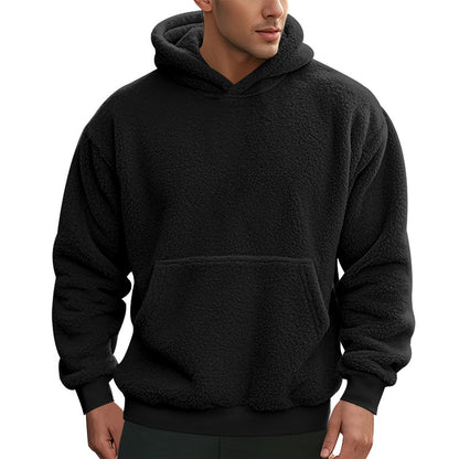 New Men’s Double-Sided Velvet Loose Sweater