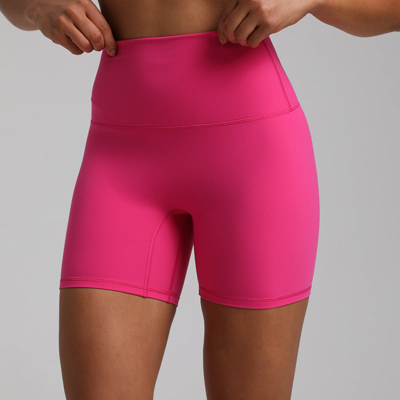 ☁️ Nude Feel Yoga Shorts – Quick-Drying, Breathable & Slim Fit Activewear for Women