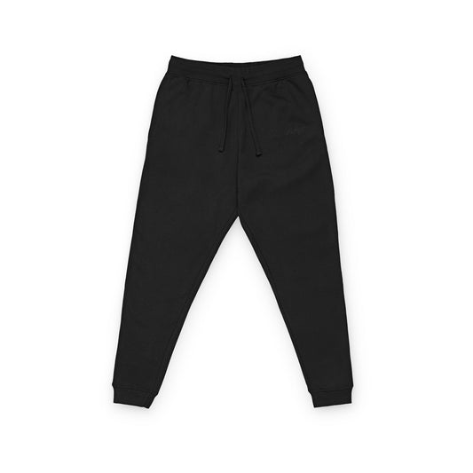 Embroidered Fleece Joggers — Classic Cozy Sweatpants