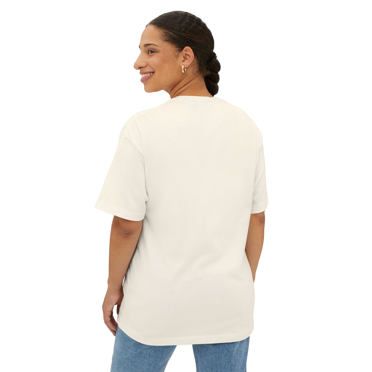Boxy Oversized T-Shirt – Minimal White Casual Tee | Relaxed Fit Everyday Essential
