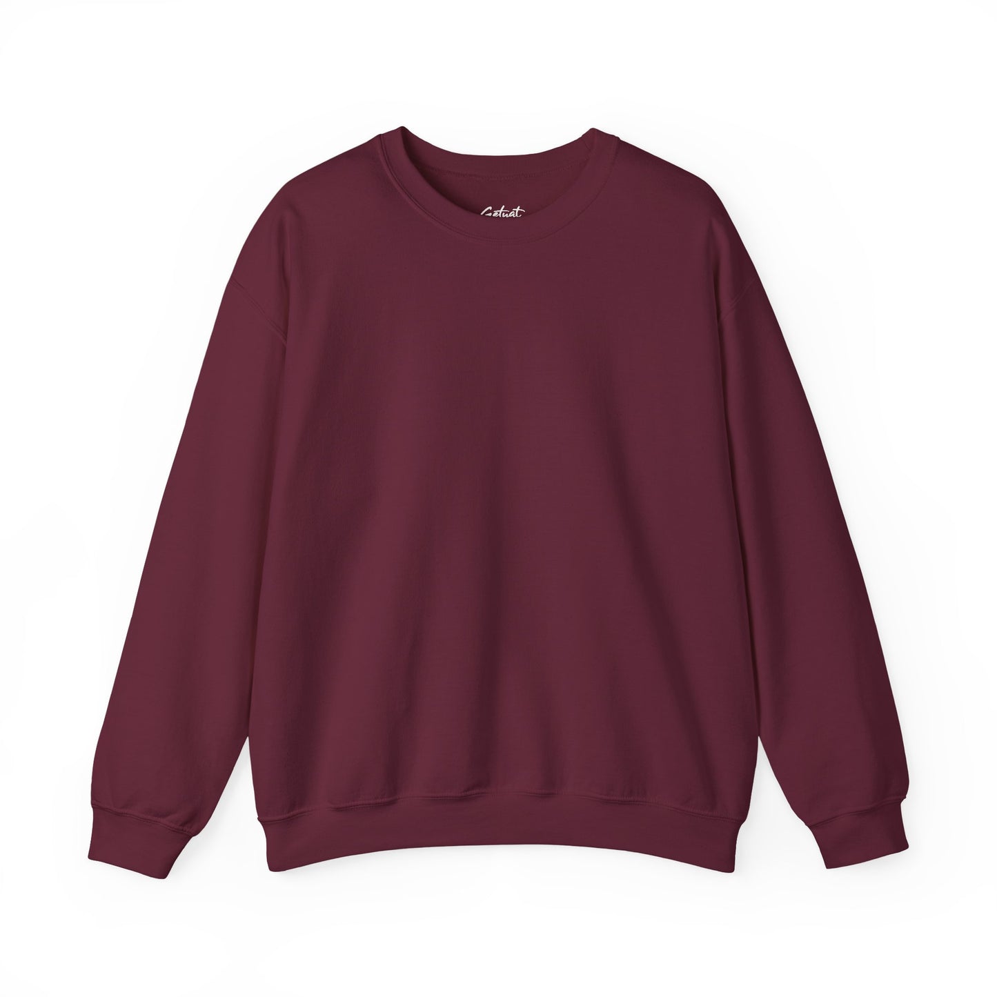 Motivational Crewneck Sweatshirt – GETYAT Acronym Back Print | Grind Elevate Transform Yourself Always Today
