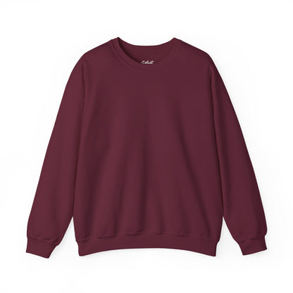 Motivational Crewneck Sweatshirt – GETYAT Acronym Back Print | Grind Elevate Transform Yourself Always Today