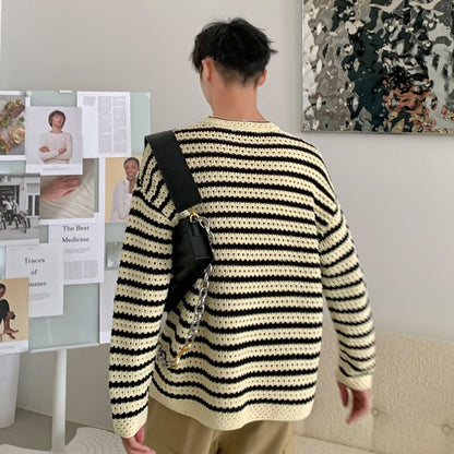 Men's Lazy Style High-end Long Sleeve Design Sweater