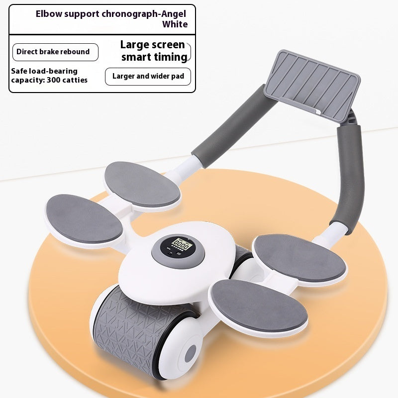 Multifunctional Abdominal Wheel – Four-Elbow Support AB Rocket Core Trainer for Home Workouts