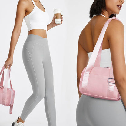 🎀 Fashion Personality Women’s Pink Gym Bag – Lightweight & Stylish