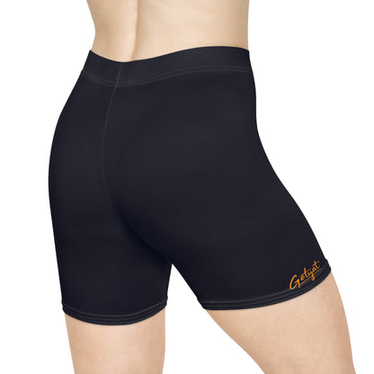 Aqua Blue Women’s Biker Shorts – Lightweight Athletic Cycling & Workout Shorts