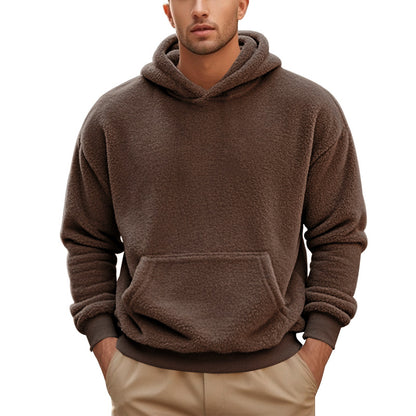 New Men’s Double-Sided Velvet Loose Sweater