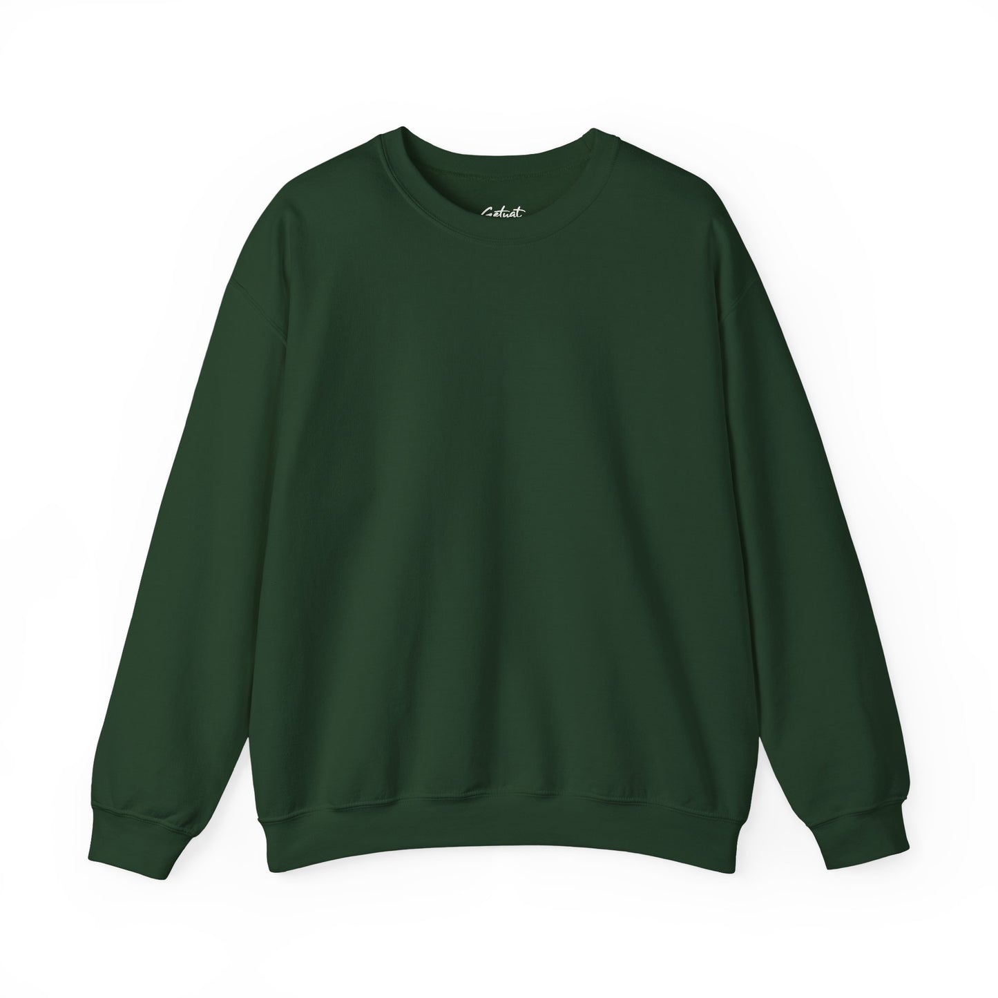 Motivational Crewneck Sweatshirt – GETYAT Acronym Back Print | Grind Elevate Transform Yourself Always Today
