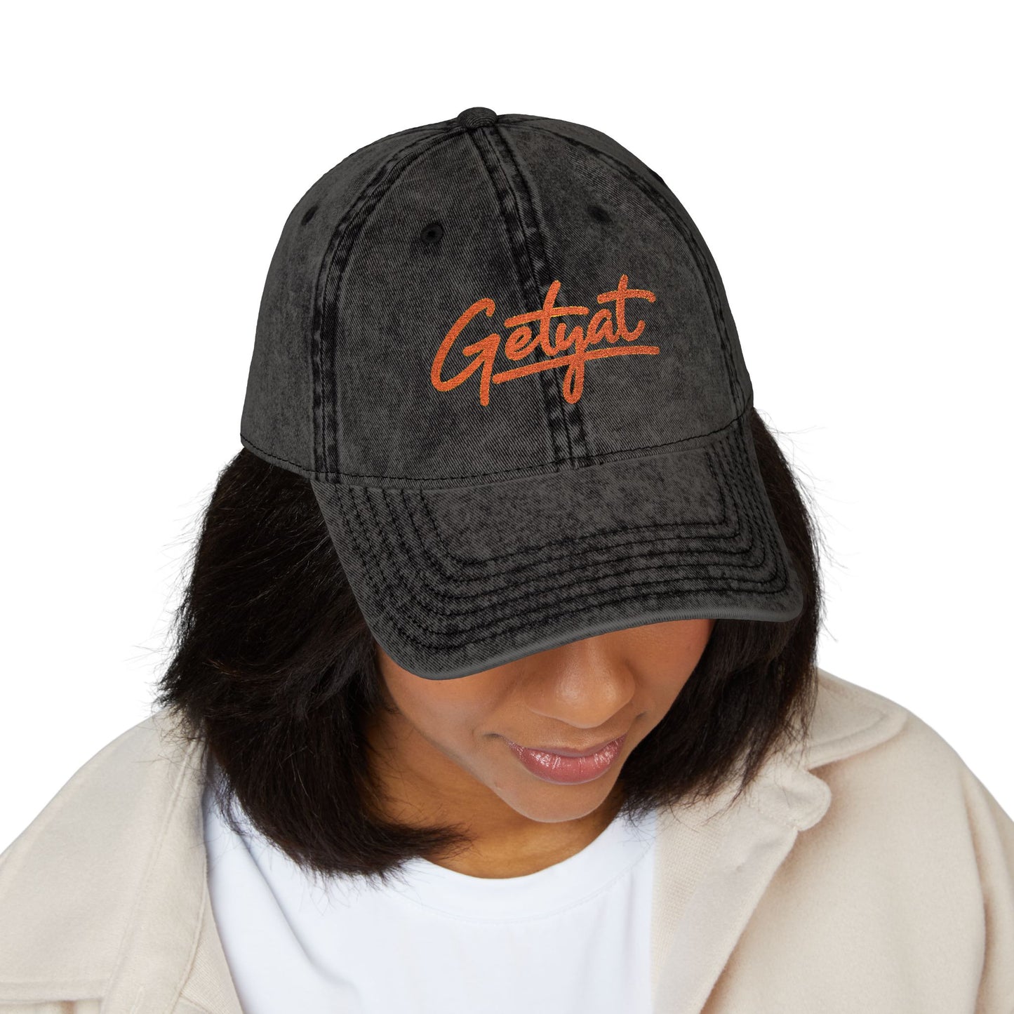 Vintage Embroidered Cap – 'Grateful' Distressed Baseball Hat