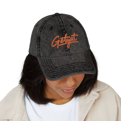 Vintage Embroidered Cap – 'Grateful' Distressed Baseball Hat