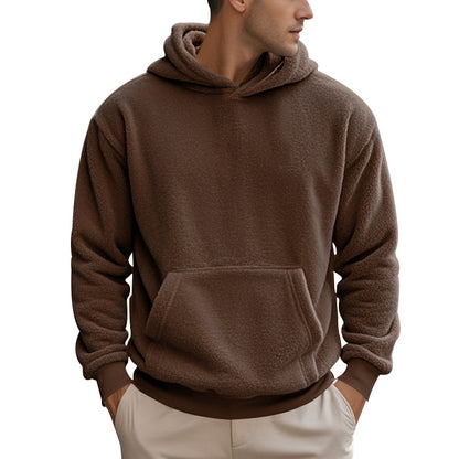 New Men’s Double-Sided Velvet Loose Sweater