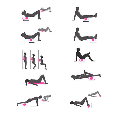 Yoga Foam Roller – Deep Tissue Massage & Muscle Recovery Tool for Fitness, Yoga, and Physical Therapy