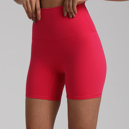 ☁️ Nude Feel Yoga Shorts – Quick-Drying, Breathable & Slim Fit Activewear for Women
