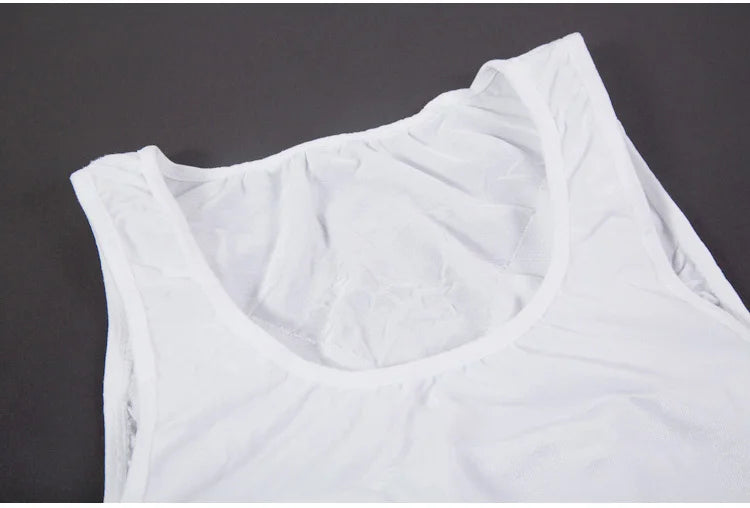 Men's Compression Body Shaper Tank Top - Slimming Vest for Abs, Tummy Control, Gym Workout & Shapewear