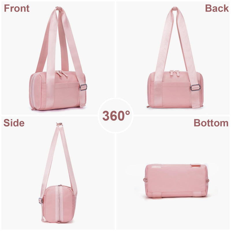 🎀 Fashion Personality Women’s Pink Gym Bag – Lightweight & Stylish