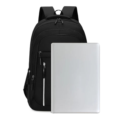 Minimalist Large Capacity Backpack for Men – Waterproof Oxford Commute School Backpack, Business Casual, Multiple Pockets, Travel Bag