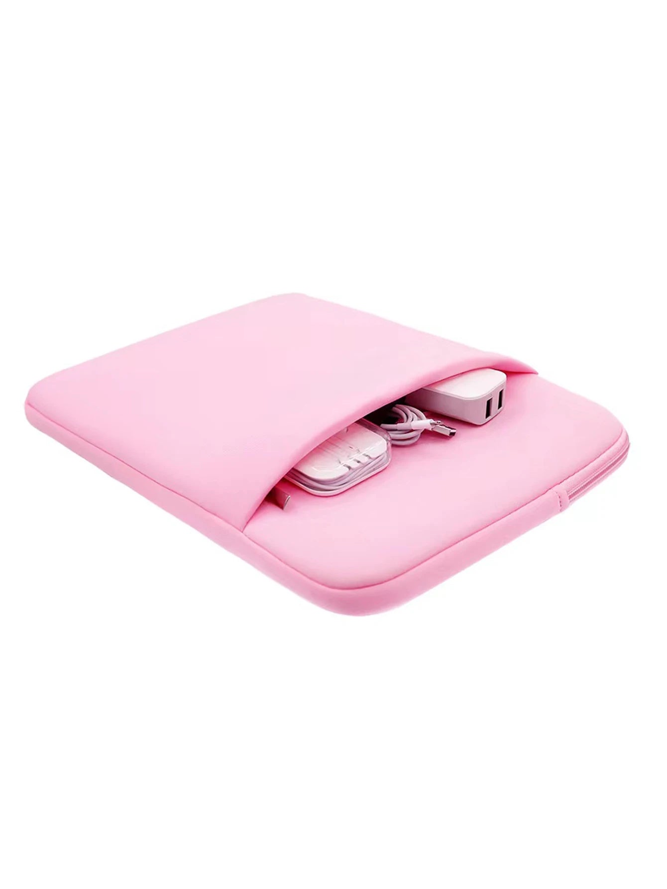 Protective Computer Sleeve with Front Pocket for Power Bank, Multifunctional Laptop Bag