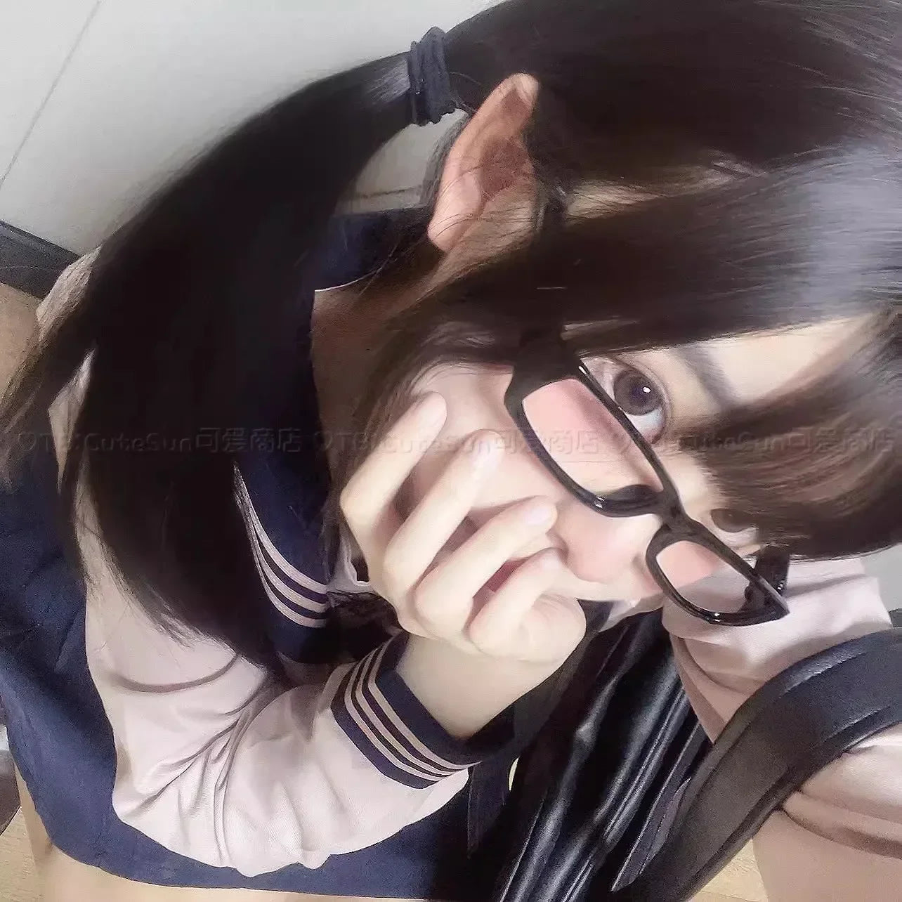 Japanese Korean Small Square Frame Glasses Women Retro Harajuku Eyeglasses Clear Reading Spectacle Blue Light Blocking Eyewears