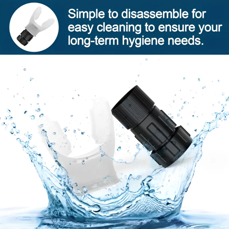 1Pcs Portable Breathing Exercise Device for Lungs | Adjustable Resistance Breath Fitness Exerciser for Endurance & Sports