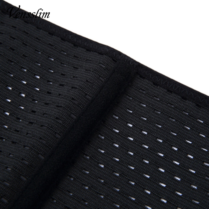 Waist Trainer for Men – Sweat Belt Sauna Trimmer Stomach Wrap, Workout Body Shaper Band, Waist Cincher Corset Belly Strap Shapewear