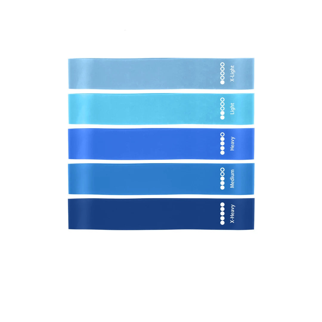 5Pcs/Set Yoga Resistance Bands – Elastic Bodybuilding Bands for Pilates, Gym Workouts, and Fitness – Expander Belt – Pink