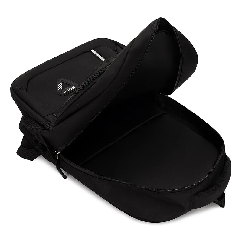 Minimalist Large Capacity Backpack for Men – Waterproof Oxford Commute School Backpack, Business Casual, Multiple Pockets, Travel Bag