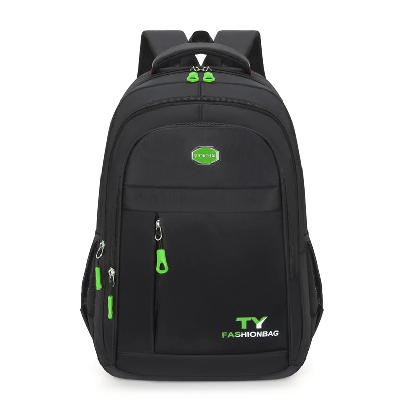 Minimalist Large Capacity Backpack for Men – Waterproof Oxford Commute School Backpack, Business Casual, Multiple Pockets, Travel Bag