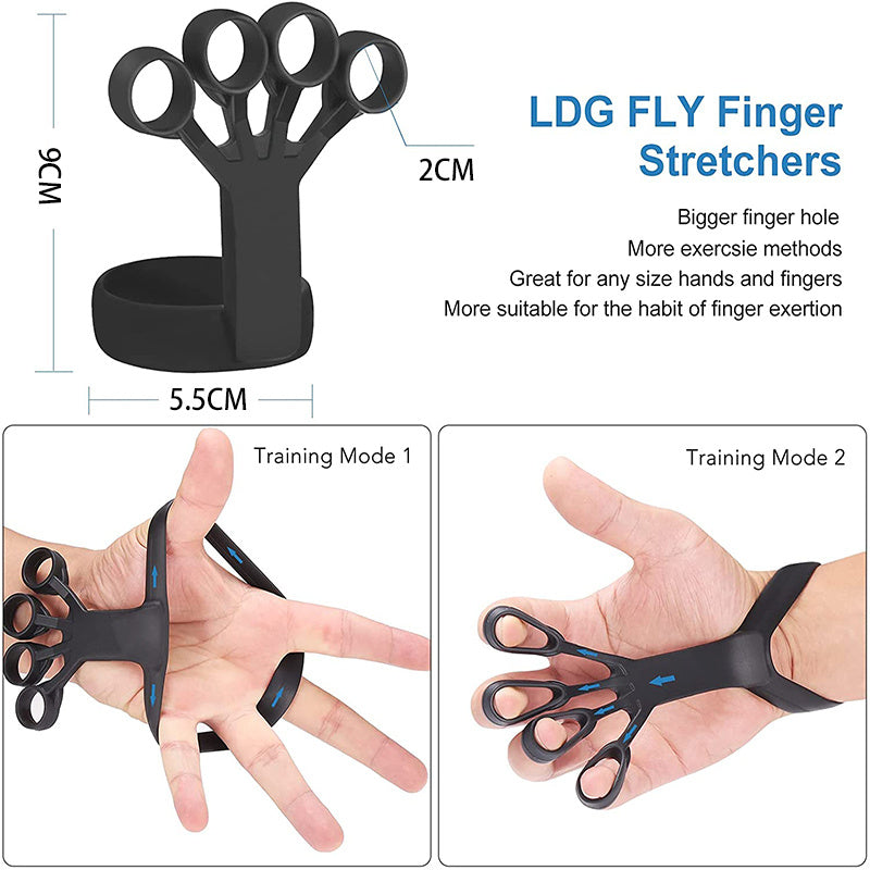 Silicone Grip Device – Finger Exercise Stretcher for Hand Strength, Arthritis Relief & Rehabilitation