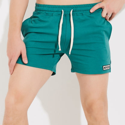 Men’s Three-Point Slit Sports Shorts – Heavyweight Casual Athletic Shorts for Training and Streetwear