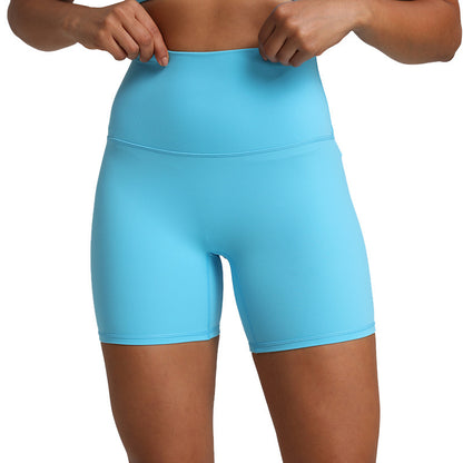 ☁️ Nude Feel Yoga Shorts – Quick-Drying, Breathable & Slim Fit Activewear for Women