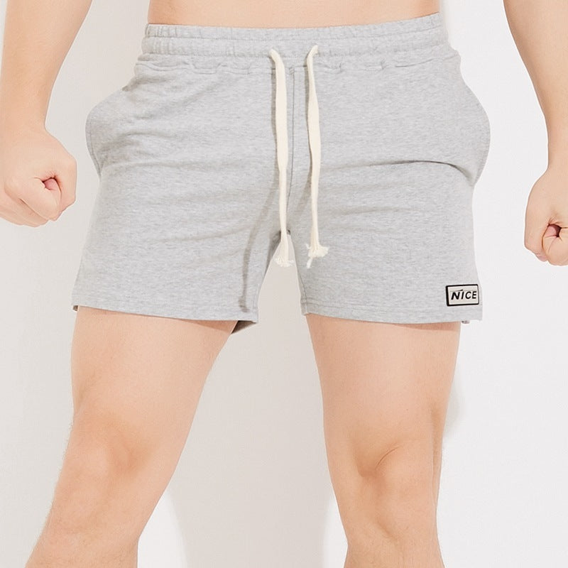 Men’s Three-Point Slit Sports Shorts – Heavyweight Casual Athletic Shorts for Training and Streetwear