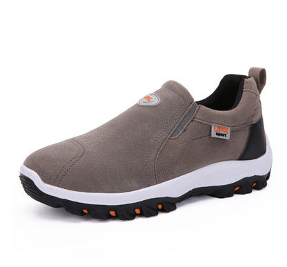 Men’s Hiking Sneakers – Thick Sole Trail Running & Travel Sports Shoes
