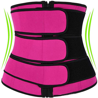 🔥 Women’s Tummy Sweat Shapewear Bodysuit – Waist Trainer Corset with 2-3 Slimming Belts for Workout & Daily Wear
