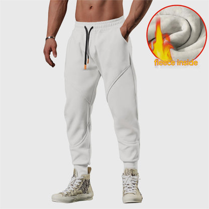 🥶🔥 Men’s Warm Outdoor Track Sweatpants – Loose Tapered Leisure Joggers