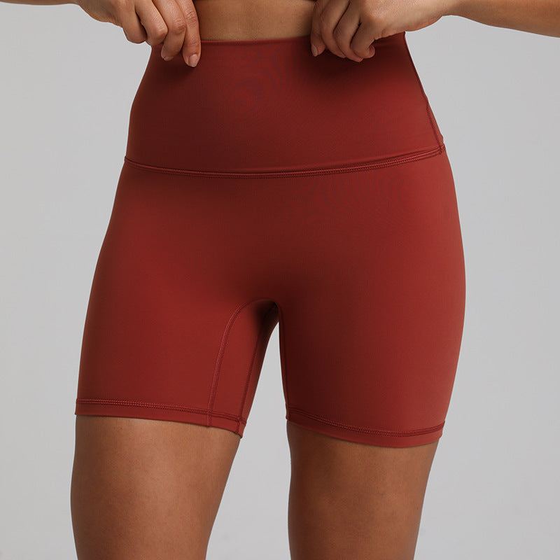 ☁️ Nude Feel Yoga Shorts – Quick-Drying, Breathable & Slim Fit Activewear for Women