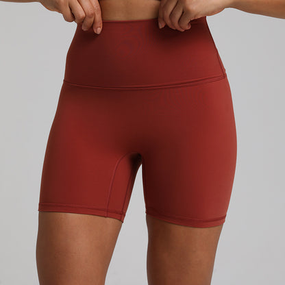 ☁️ Nude Feel Yoga Shorts – Quick-Drying, Breathable & Slim Fit Activewear for Women